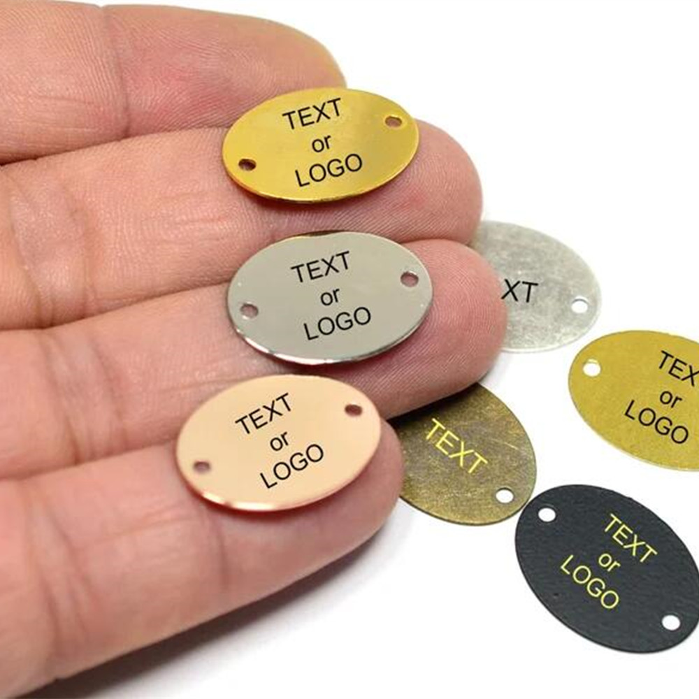 Embroidery Alphabet - 2pcs aksesoris trendi pakaian Kustom Tag