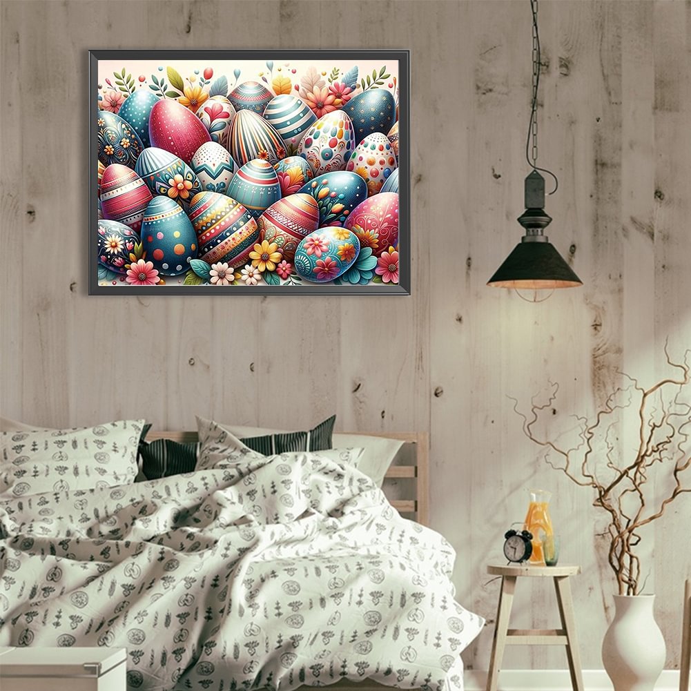 Embroidery Egg - Lukisan Berlian Keluarga Full Fairy Dust