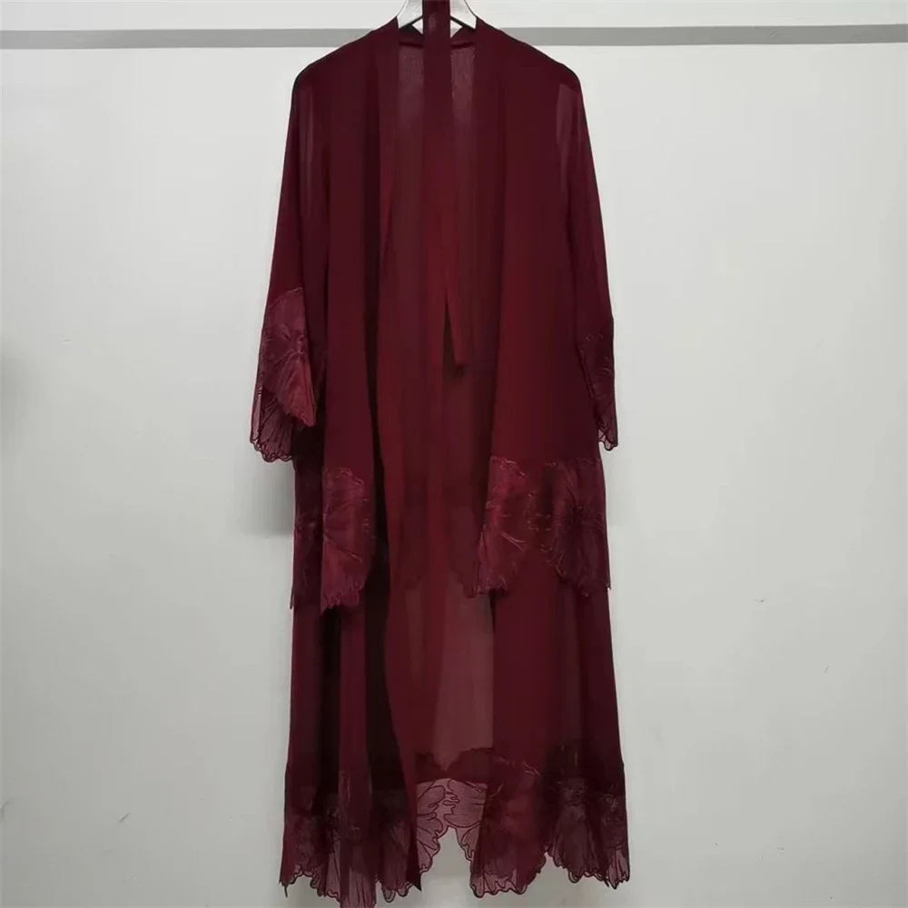 Embroidery Kaftan - Gaun Maxi Bordir Wanita Muslim Eid