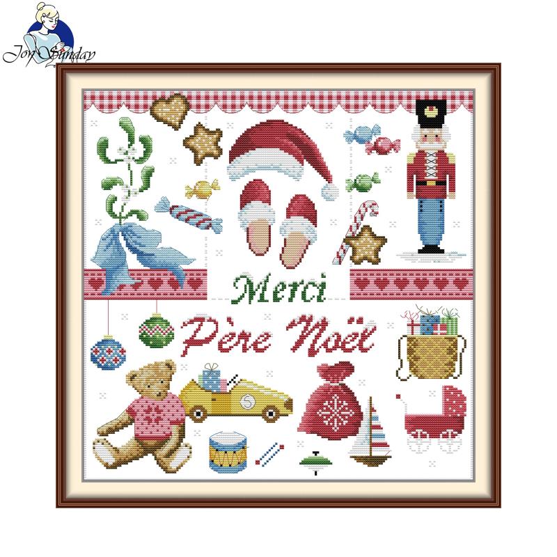 Embroidery Xmas Ornaments - Kit Sulam Silang Terima Kasih Santa