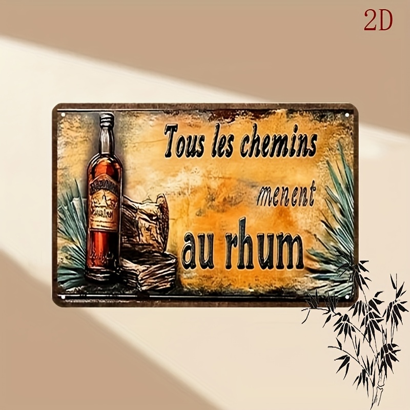 Embroidery Writing - Plakat Dinding Logam Vintage - Frase
