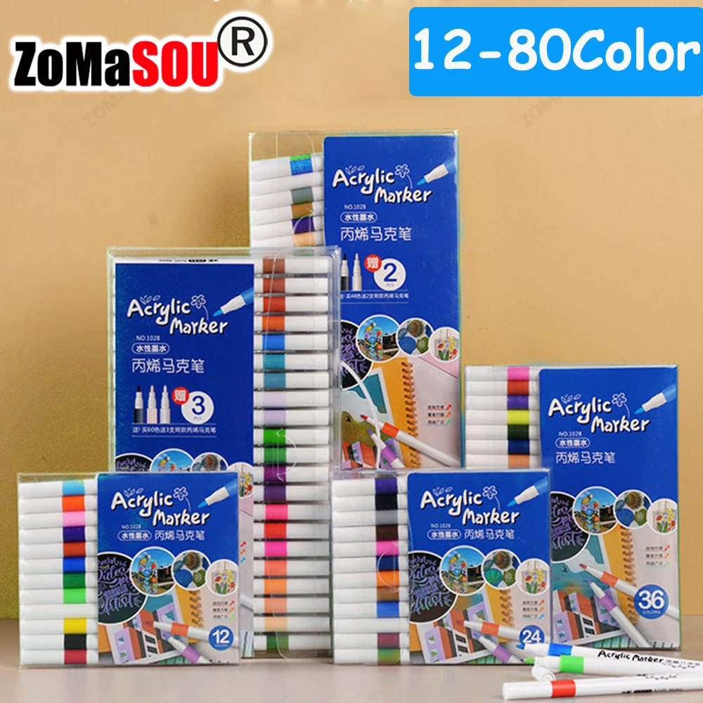 12-60 warna Top spidol cat akr - Embroidery Egg ulasan dan harga