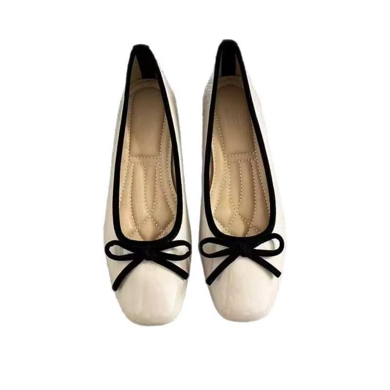 Sepatu Ballet Wanita Model Fla - Embroidery Flat Shoes ulasan dan harga