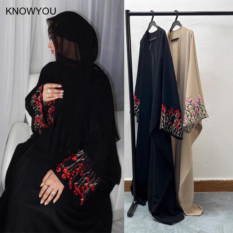 Gaun Terbuka Bordir Djellaba W - Embroidery Kaftan ulasan dan harga