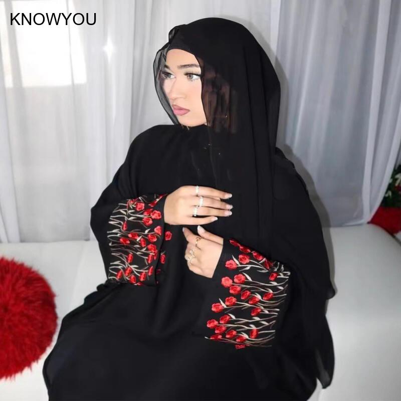 Gaun Terbuka Bordir Djellaba W - Embroidery Kaftan ulasan dan harga