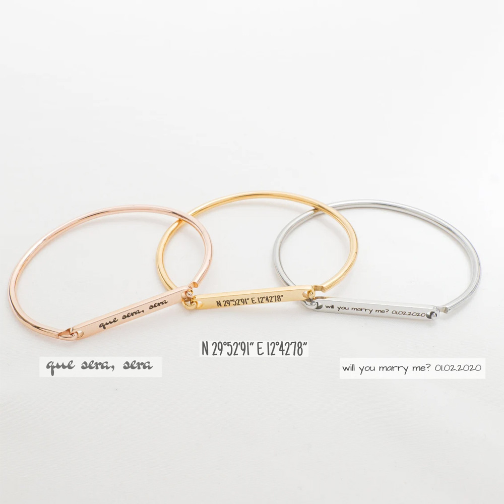 Haiyufly gelang ukiran nama se - Embroidery Alphabet ulasan dan harga