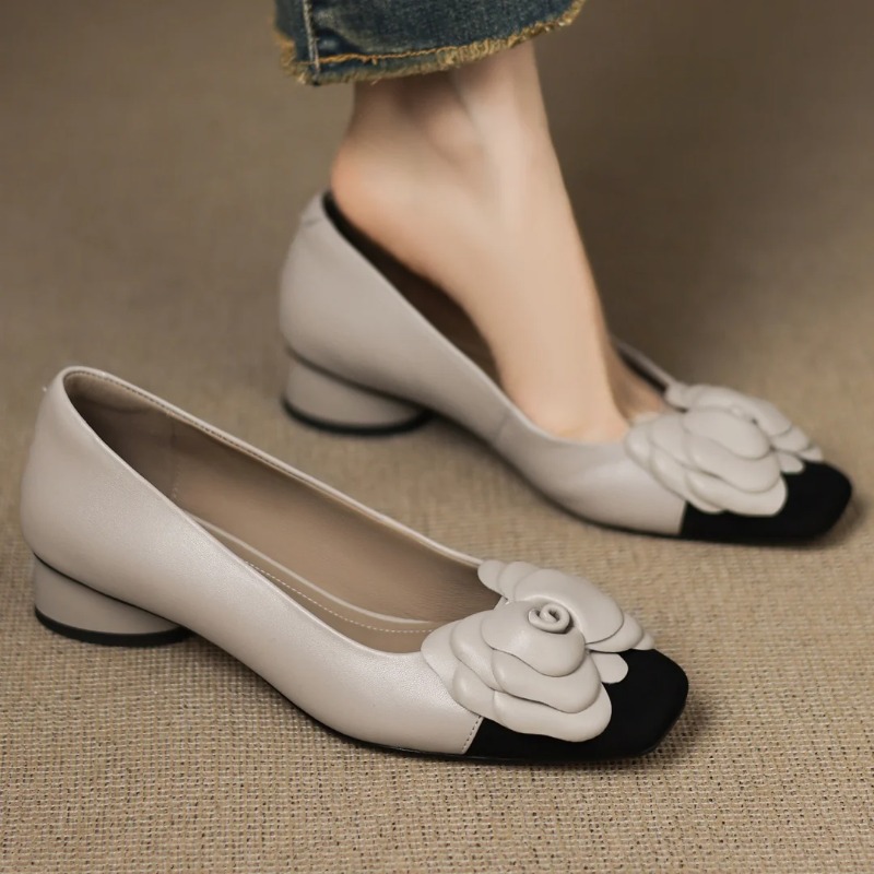 Sepatu hak wanita ukuran besar - Embroidery Flat Shoes ulasan dan harga