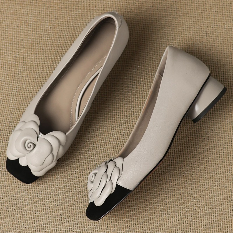 Sepatu hak wanita ukuran besar - Embroidery Flat Shoes ulasan dan harga