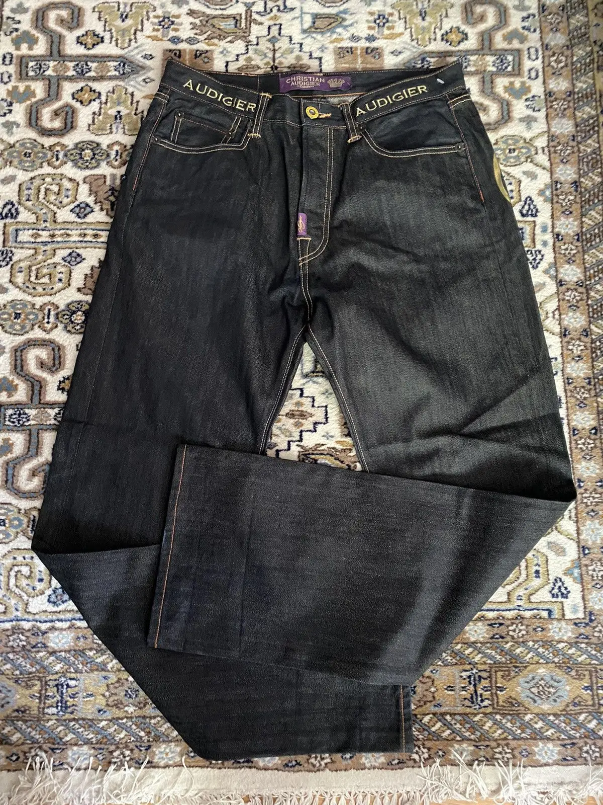 Celana Jeans Denim Wanita Y2k  - Embroidery Jeans Sakura ulasan dan harga
