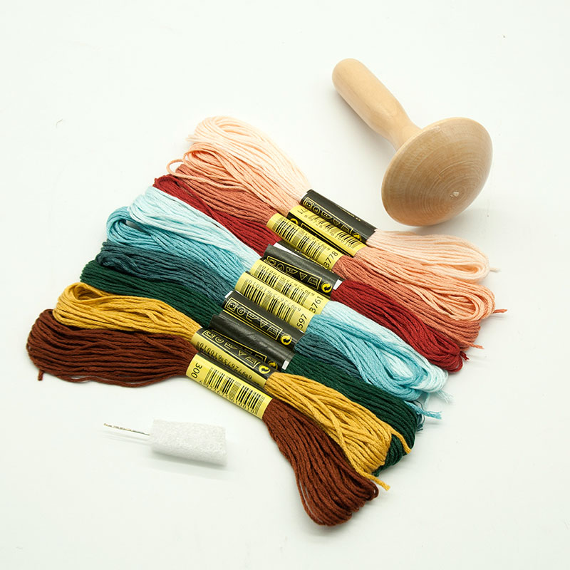 Darning Perlengkapan Kit Kayu  - Embroidery Egg ulasan dan harga