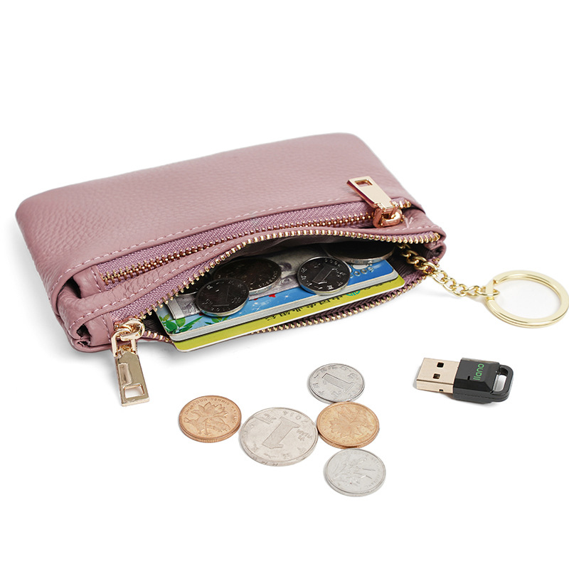 Dompet koin kulit asli nama ku - Embroidery Alphabet ulasan dan harga