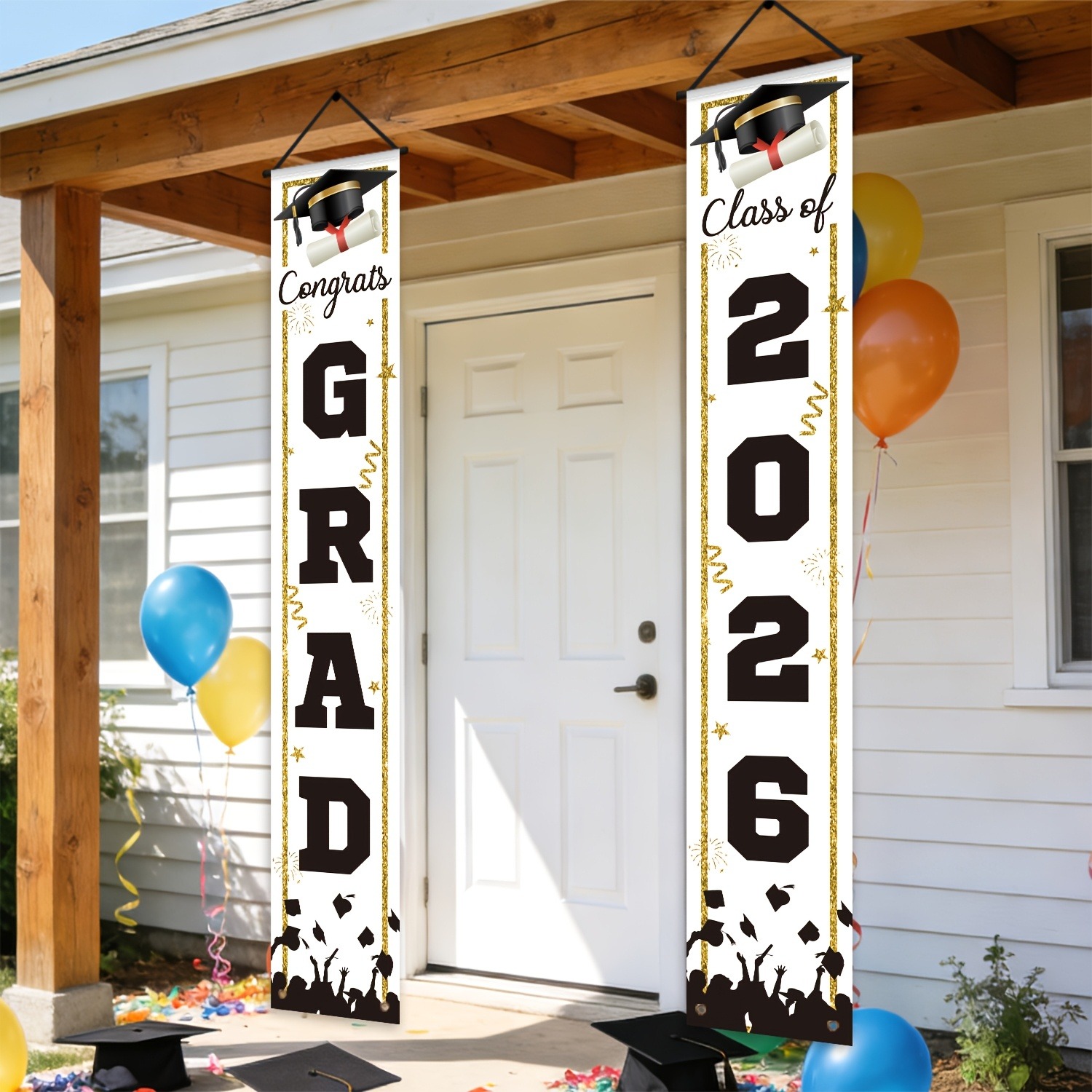 Set Spanduk Pintu Wisuda Polie - Embroidery Writing ulasan dan harga